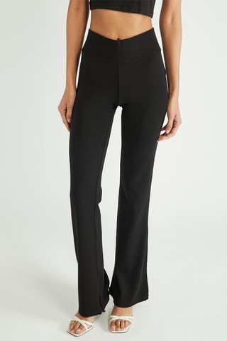 Pantalon flare - Noir