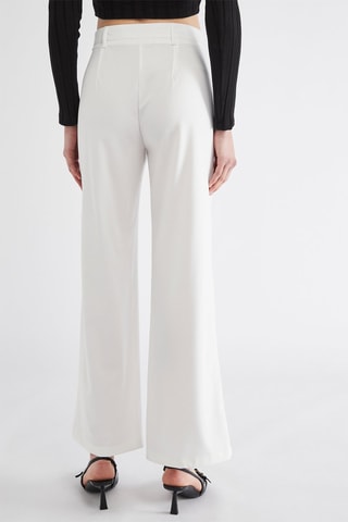 Pantalon wide legs - Blanc