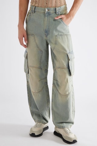 Pantalon cargo - Vert