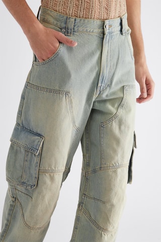 Pantalon cargo - Vert
