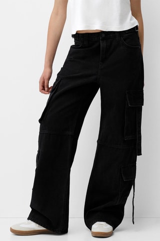 Pantalon cargo - Noir