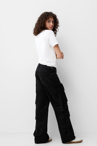 Pantalon cargo - Noir