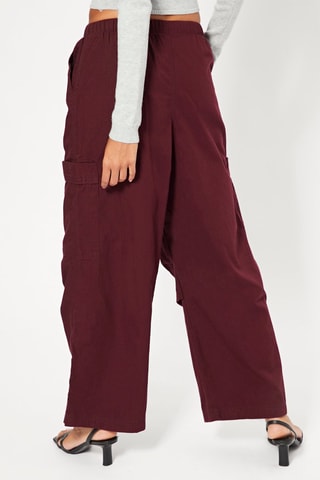 Pantalon parachute - Bordeaux