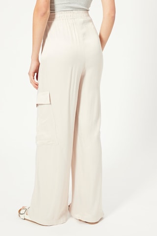 Pantalon fluide wide leg - Ecru