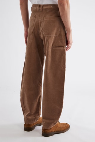 Velours Broek - Camel