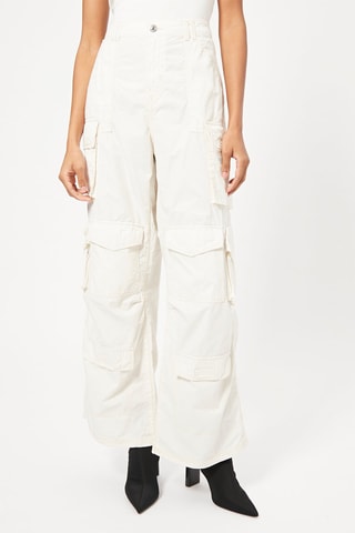 Pantalon cargo - Blanc