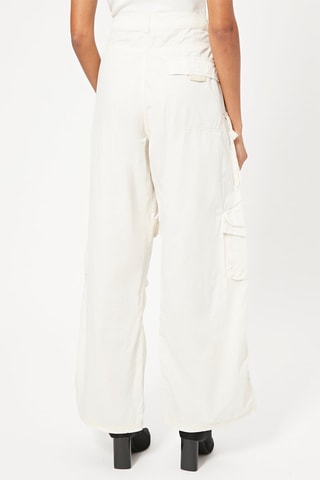Pantalon cargo - Blanc