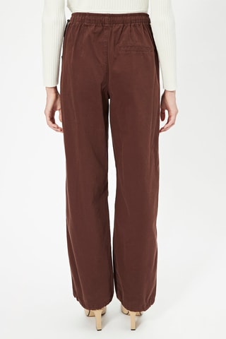 Parachute Broek Hoge Taille Bruin