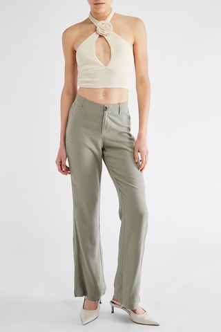 Linnen Broek - Groen