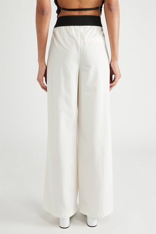Pantalon wide legs - Ecru
