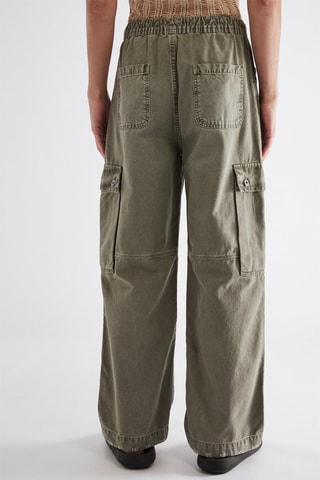 Pantalon cargo - Vert