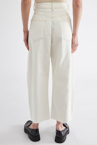Pantalon barrel 7/8 - Blanc