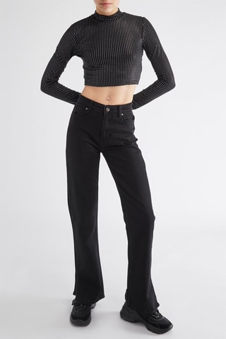 Pantalon droit - Noir