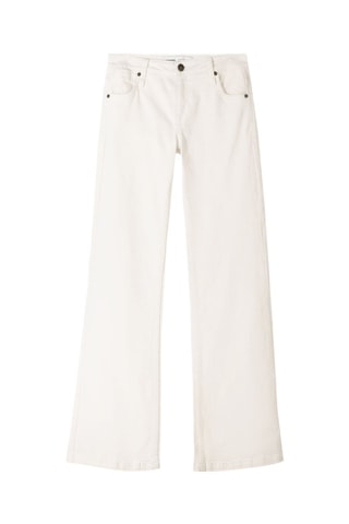 Pantalon flare - Blanc