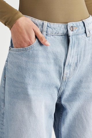 Jean mom - Bleu