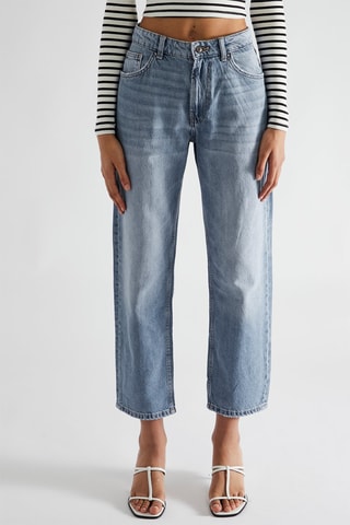 Jean mom - Bleu