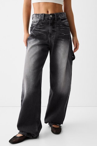 Jean wide legs - Gris
