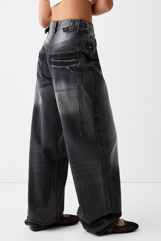 Jean wide legs - Gris