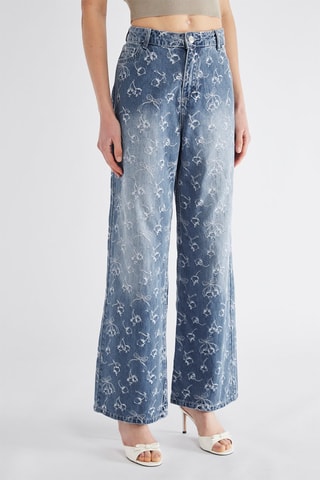 Jean wide legs - Bleu