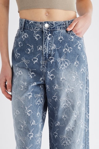 Jean wide legs - Bleu