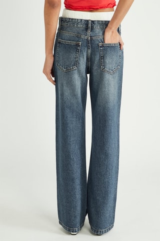 Jean wide legs - Bleu