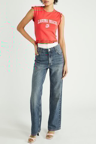 Jean wide legs - Bleu