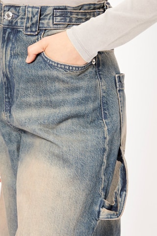 Jean wide legs ballon carpenter - Bleu foncé