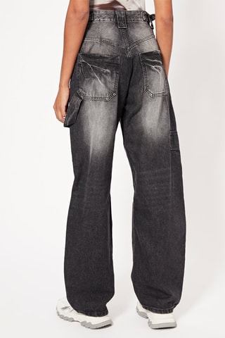Jean wide legs ballon carpenter - Noir