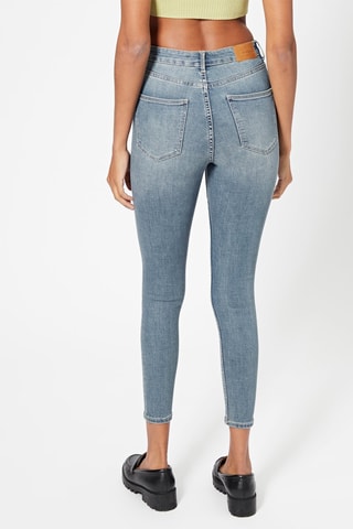 Jean skinny taille haute - Bleu clair