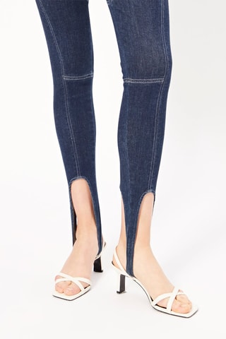 Jean fuseau - Bleu marine