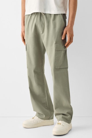 Pantalon cargo - Vert