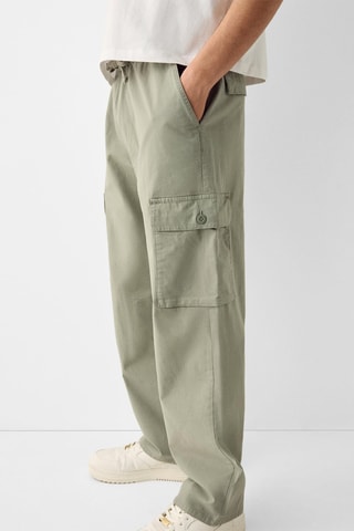 Pantalon cargo - Vert