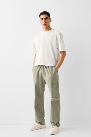 Pantalon cargo - Vert