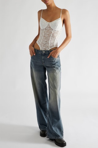 Jean wide legs - Bleu