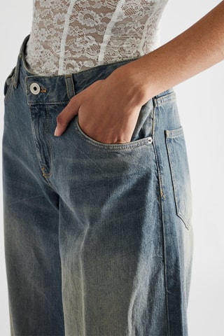 Jean wide legs - Bleu