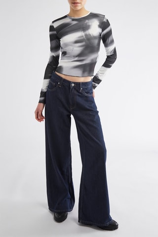 Jean wide legs - Bleu