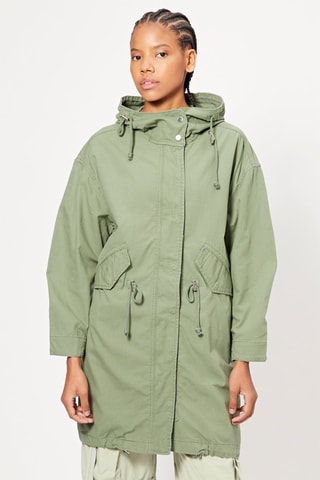 Parca com capuz - Verde