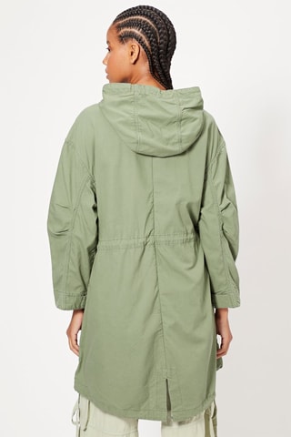 Parca com capuz - Verde