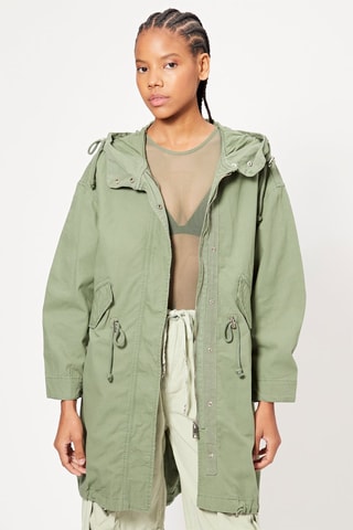 Parca com capuz - Verde