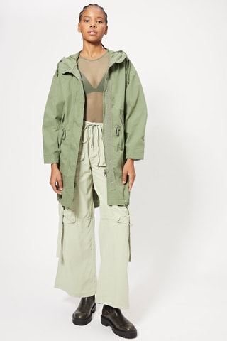 Parca com capuz - Verde