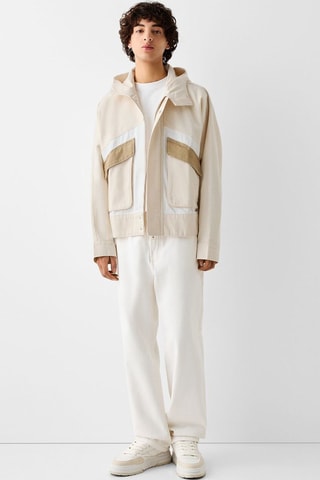 Veste à capuche - Beige