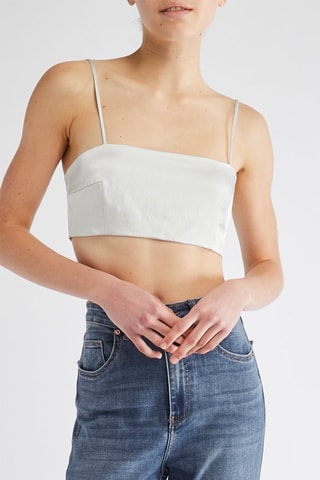 Crop top - Argenté