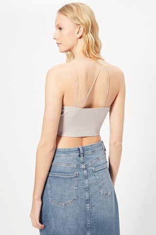 Top asymétrique - Gris clair