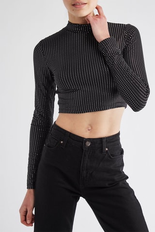 Crop top - Noir