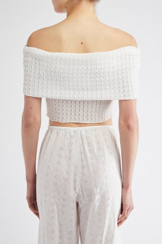 Crop top - Blanc