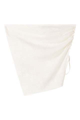 Crop top bustier - Blanc