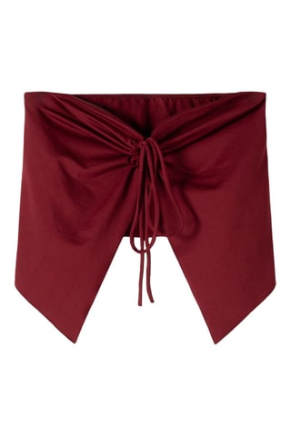 Top bustier - Bordeaux