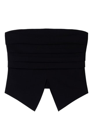 Top bustier - Noir