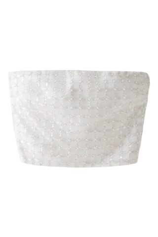 Top bustier - Argenté