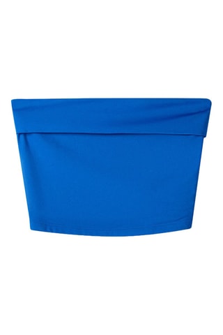 Top bustier - Bleu roi